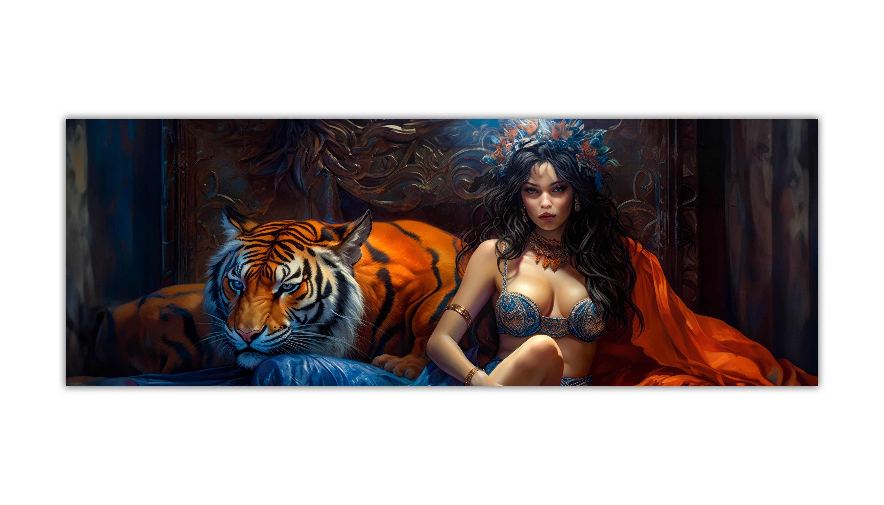 Wall Art-Tiger tamer-Fine Art Canvas