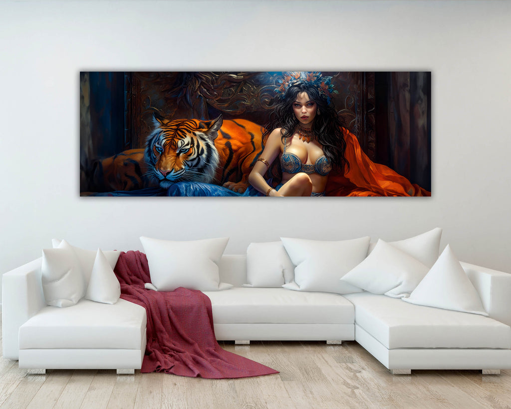 Wall Art-Tiger tamer-Fine Art Canvas