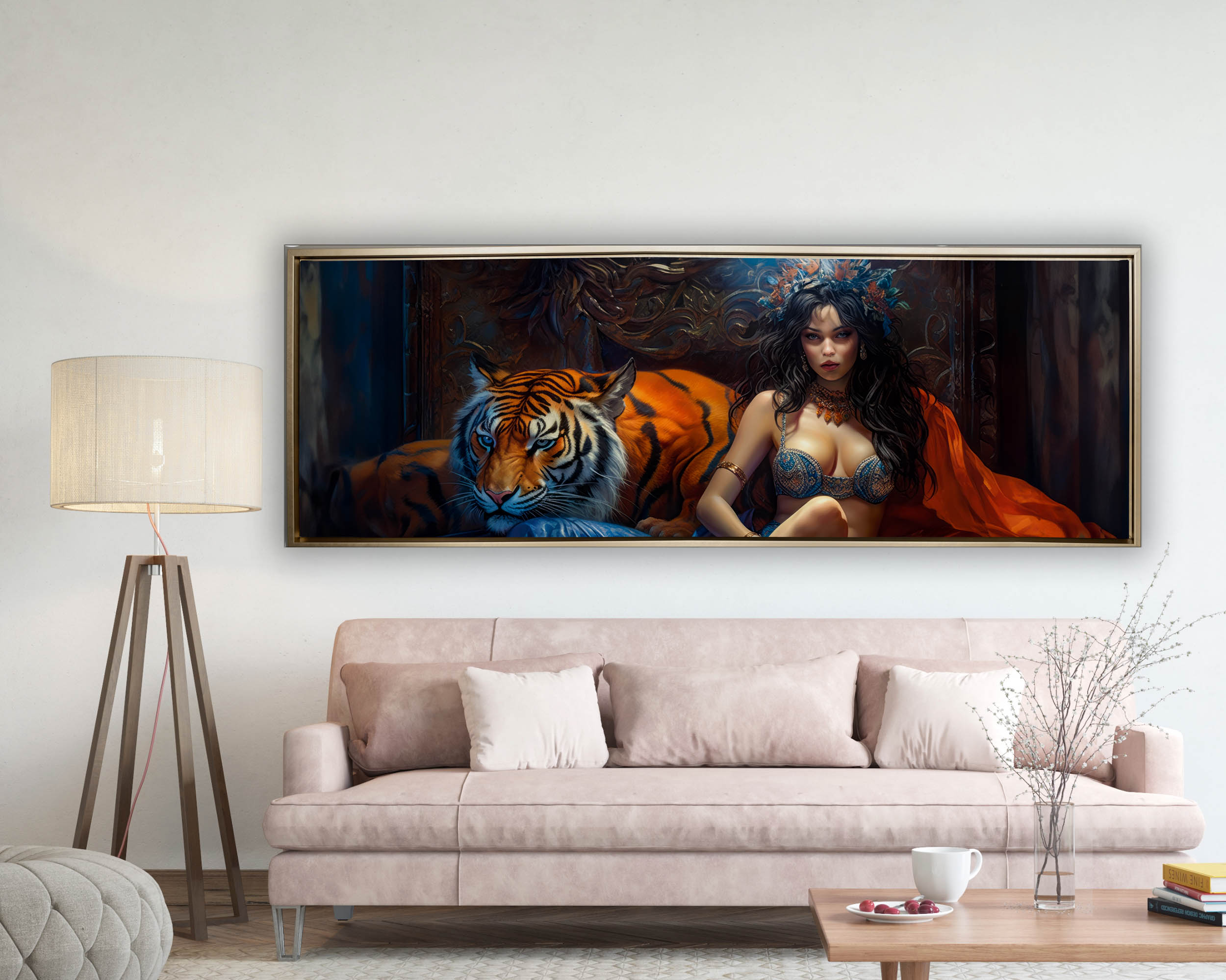 Wall Art-Tiger tamer-Fine Art Canvas