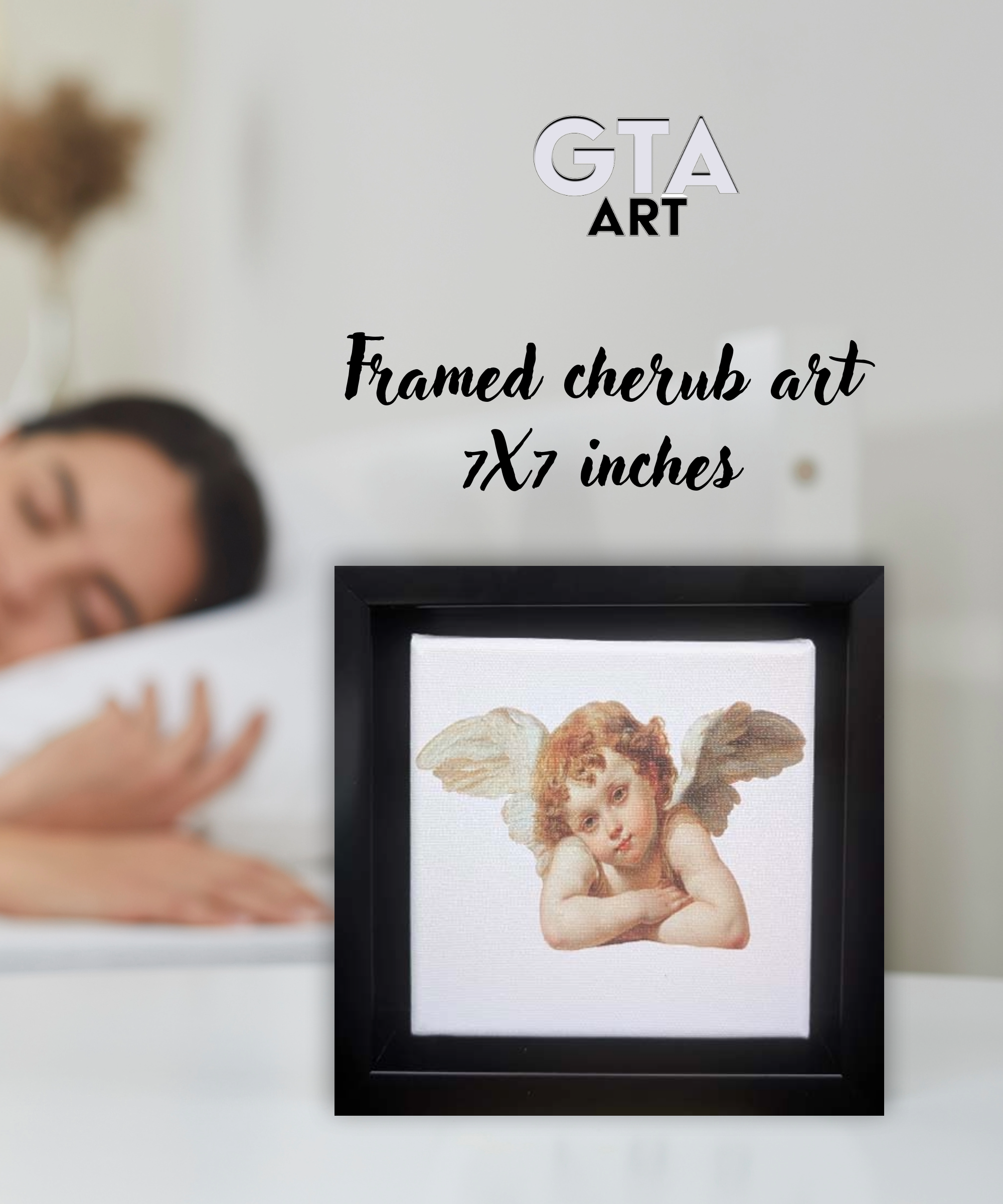 Angel wings wall decor