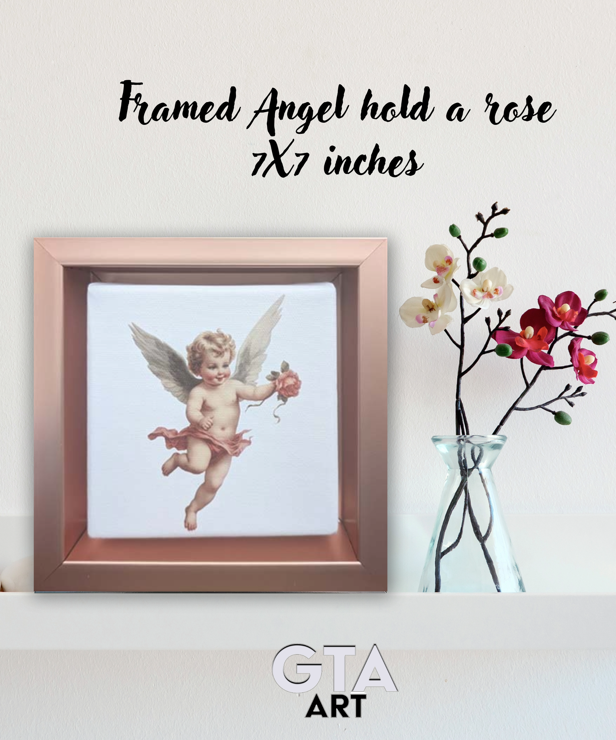 Angel wings wall decor