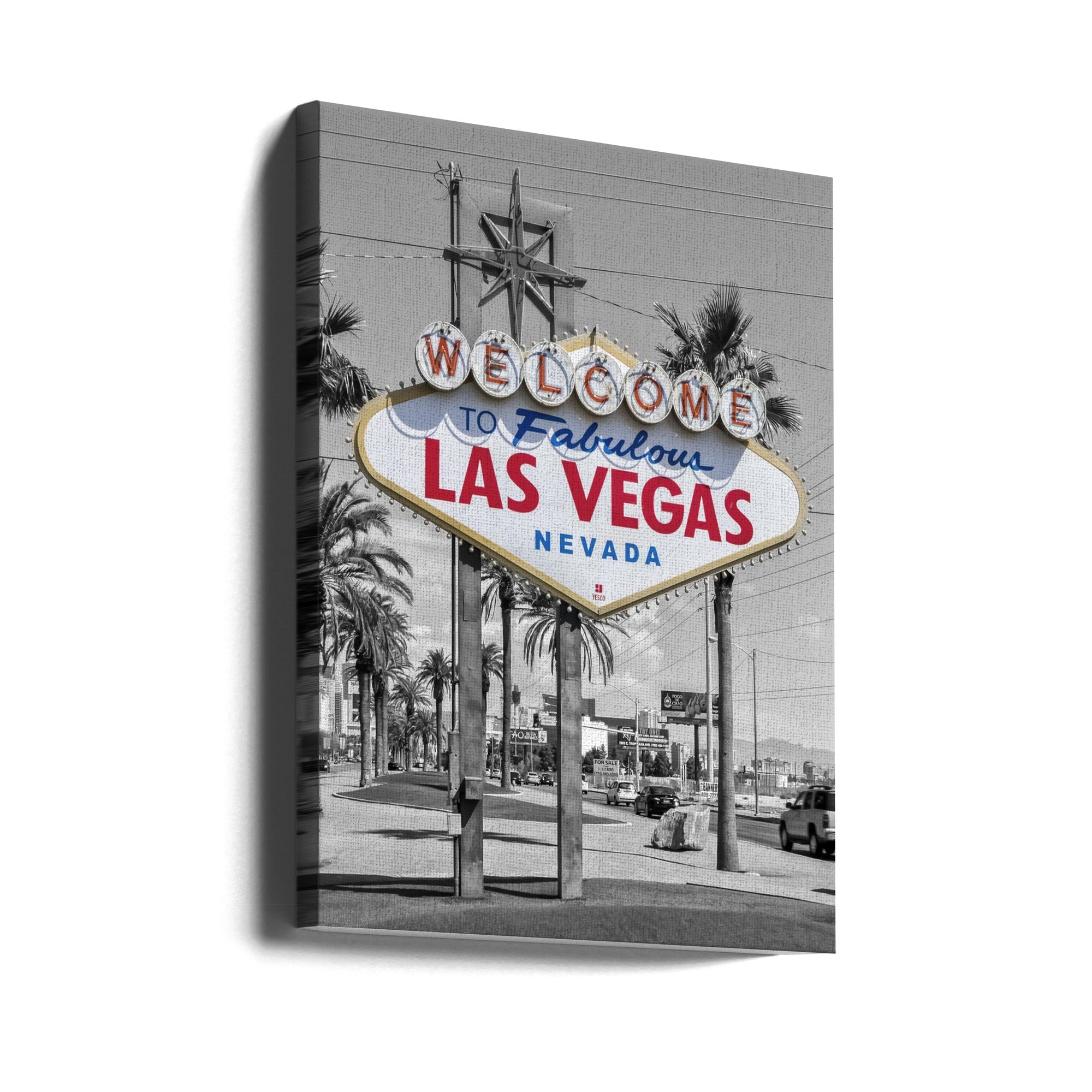 LAS VEGAS Sign - colorkey