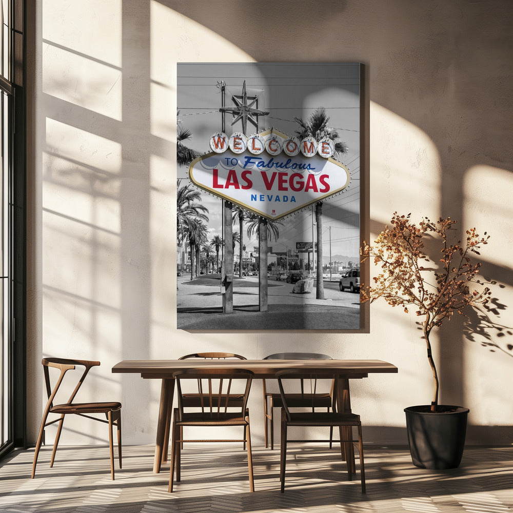LAS VEGAS Sign - colorkey