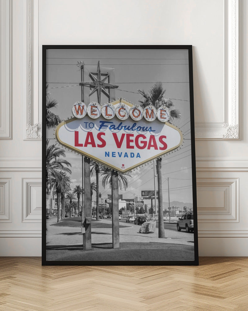 LAS VEGAS Sign - colorkey